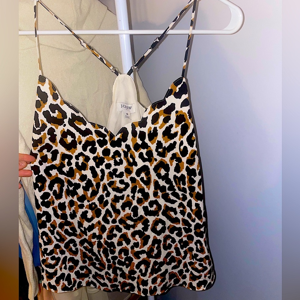 Loft size 8 never worn leopard tank top